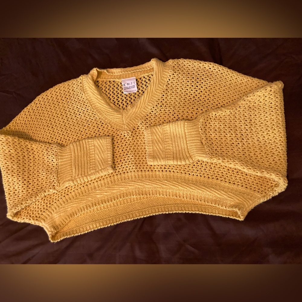 Vintage 80s knit oversized sweater Size small